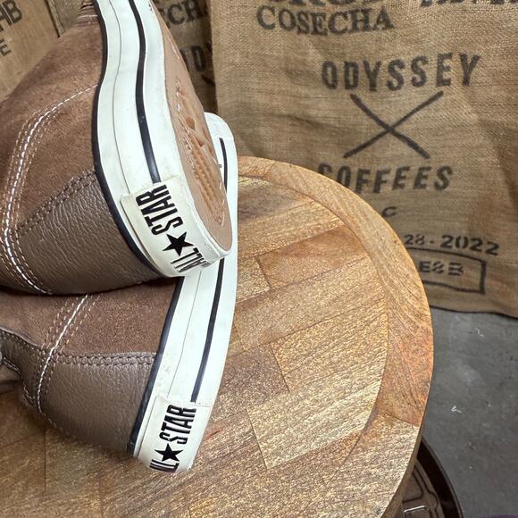 Converse Brown Genuine Suede Berkshire Sneaker Chuck Taylor Shoes Mens 11 - Picture 7 of 8